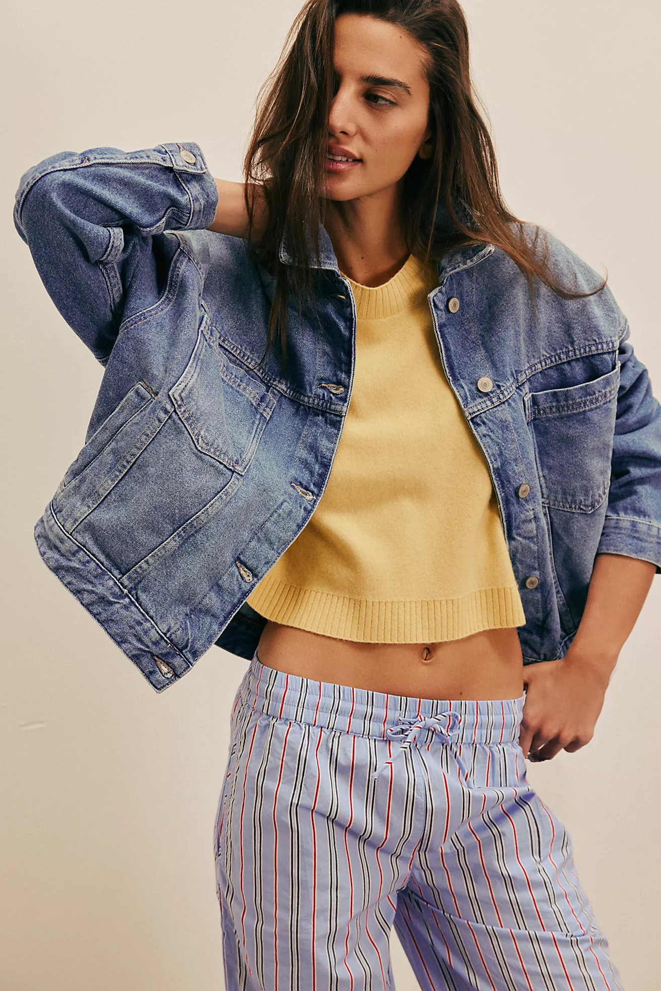 We The Free Opal Swing Denim Jacket | Free People (Global - UK&FR Excluded)
