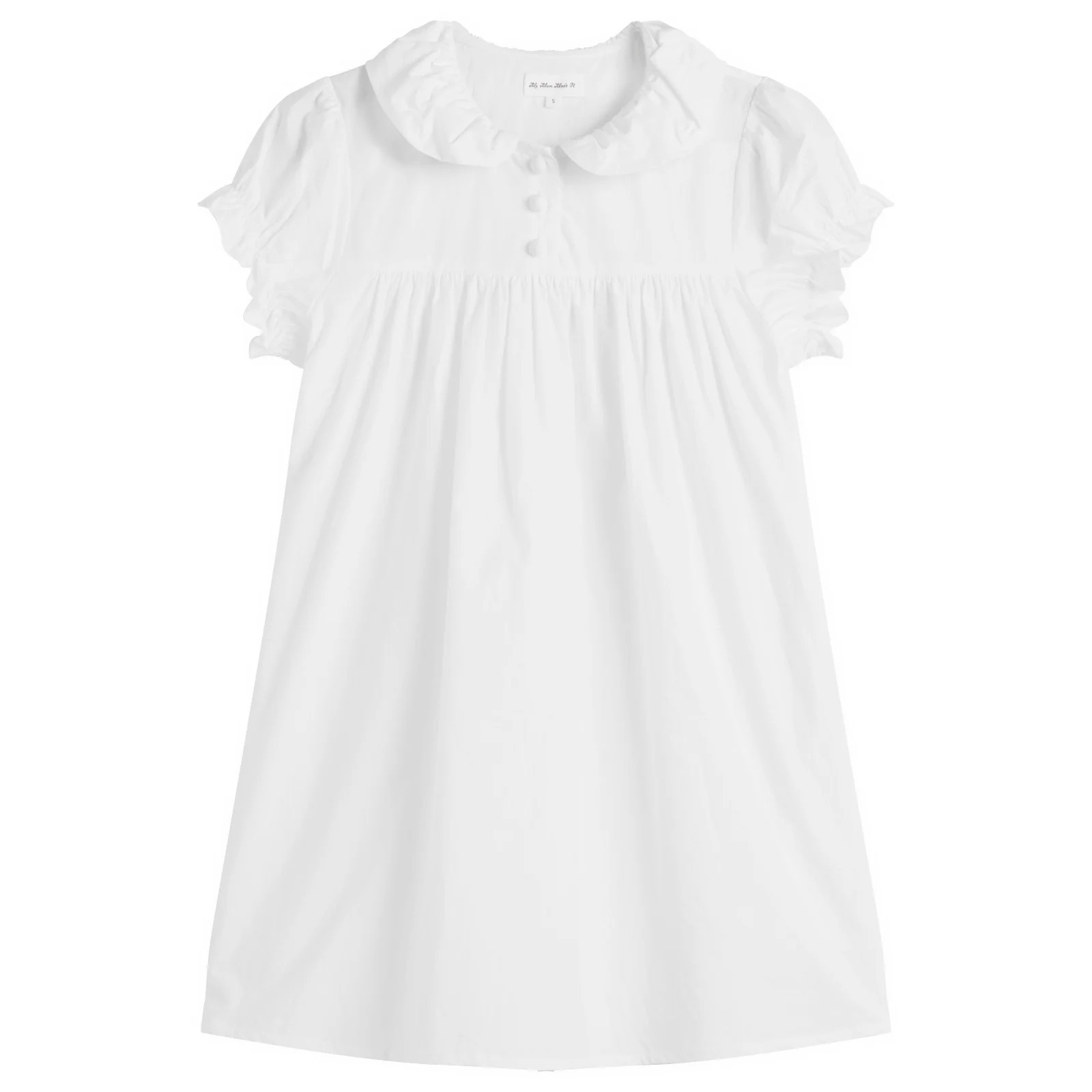 My Mum Made It Women's Esme Shift Dress in White, Size Large | END. Clothing