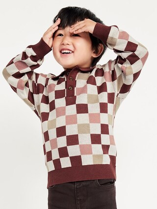 Long-Sleeve Collared Sweater for Toddler Boys | Old Navy (US)
