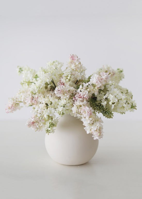 Pink Cream Artificial Lilac Flower - 25 | Afloral (US)