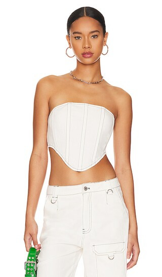 Fargo Corset in White | Revolve Clothing (Global)
