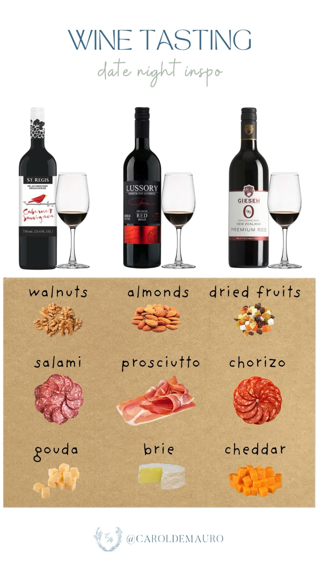 You should probably just cancel those dinner reservations now! Stay in and open a bottle of that St. Regis or Giesen, and put together a spread like this. You’ve got the perfect mix of salty walnuts, savory prosciutto, and that creamy brie just waiting for you.

wine tasting, date night ideas, wine and cheese, cozy vibes, charcuterie inspo, sip and snack, hostess life, no reservation date night

#LTKSeasonal #LTKU #LTKHome