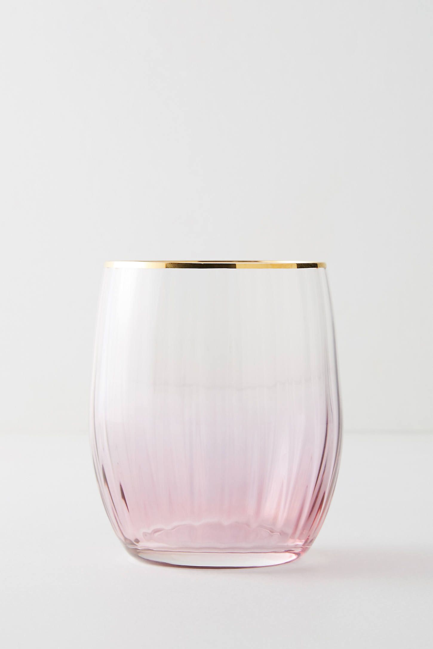 Waterfall Stemless Wine Glass | Anthropologie (US)
