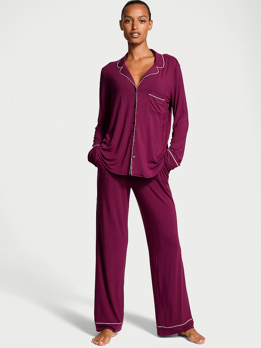 Buy Modal Long Pajama Set - Order Pajamas Sets online 5000007337 - Victoria's Secret US | Victoria's Secret (US / CA )