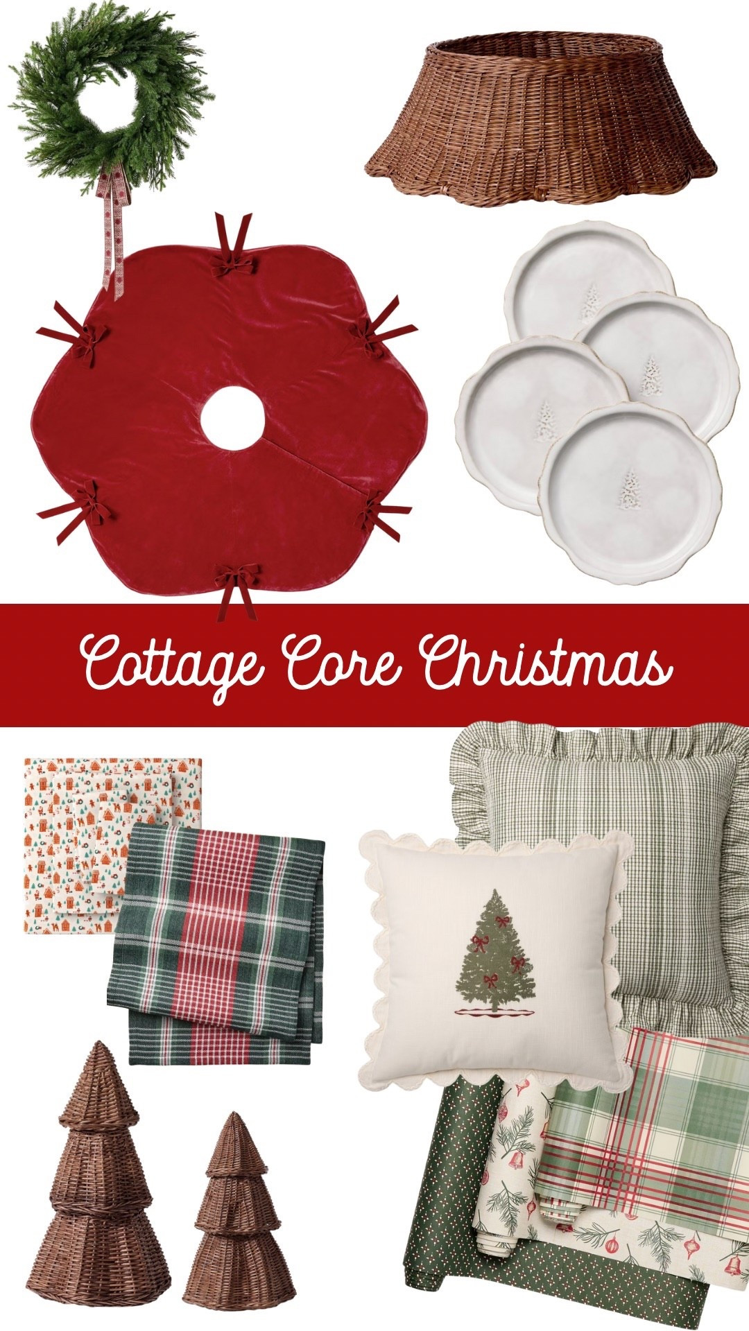 Cottage core Christmas decor, traditional Christmas, cute Christmas decor

#LTKHoliday #LTKSeasonal #LTKHome