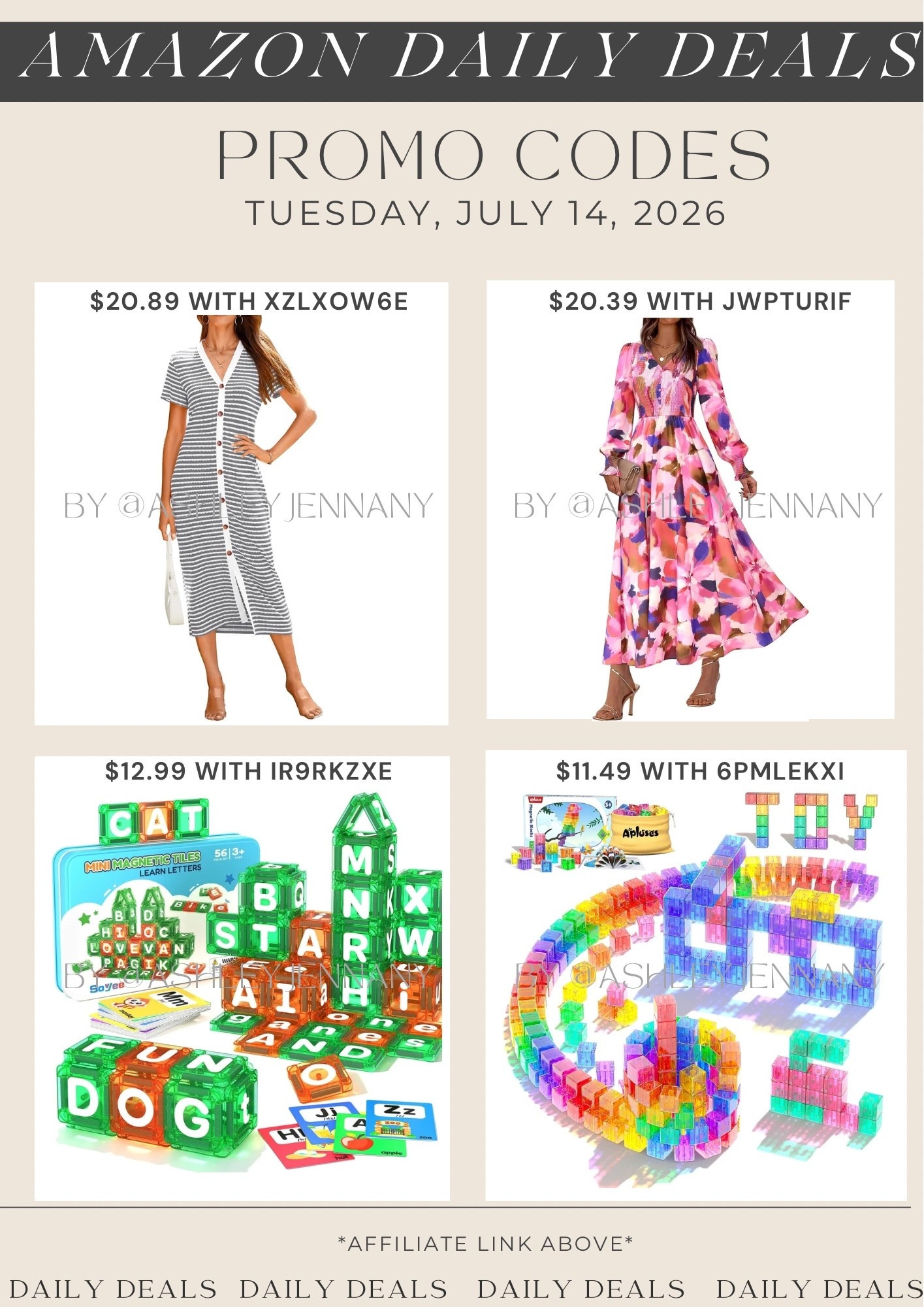 Amazon deals

#LTKSaleAlert #LTKMidsize #LTKootd