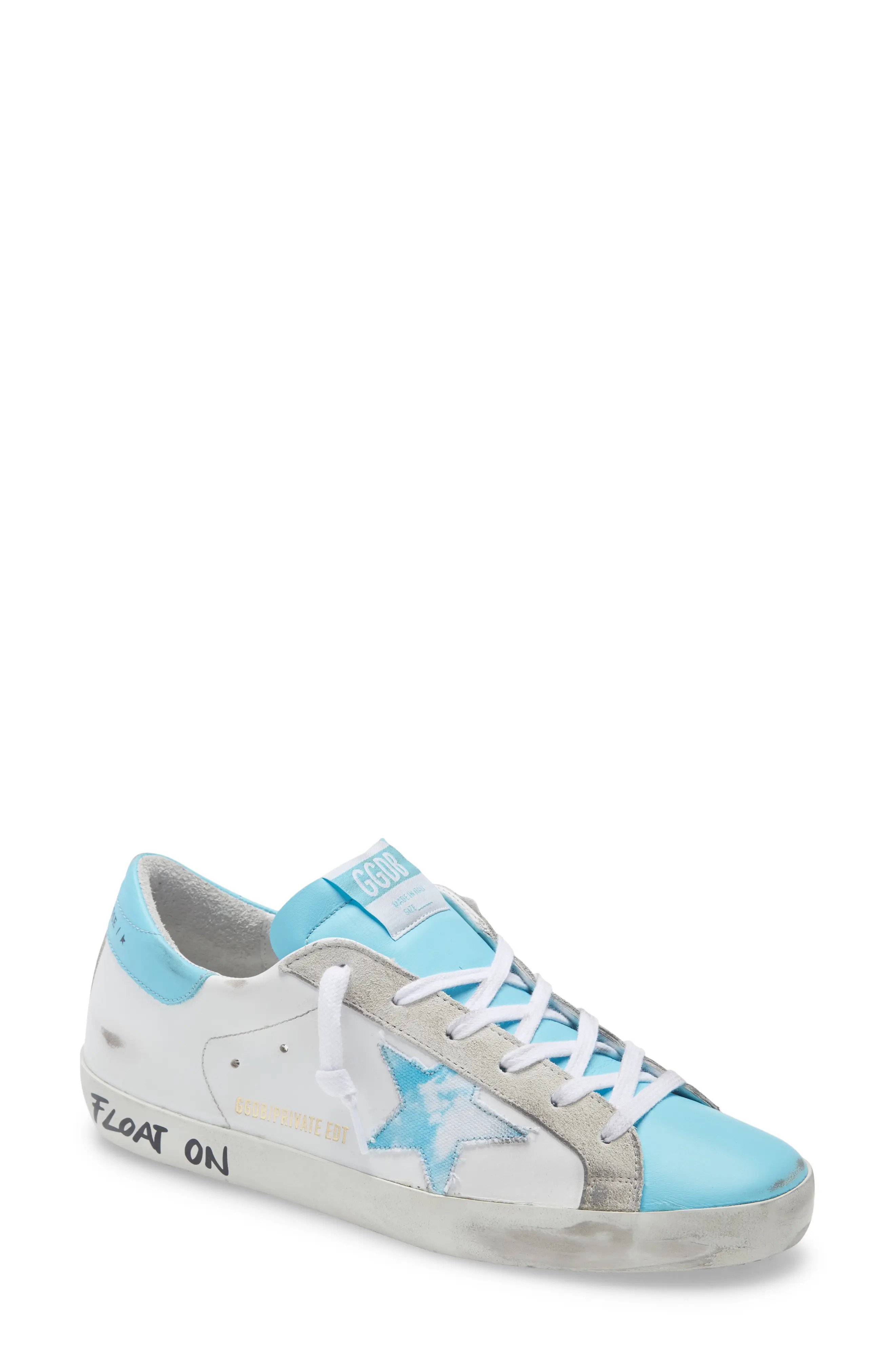 Golden Goose Super-Star Float On Sneaker in White Leather at Nordstrom, Size 4Us | Nordstrom