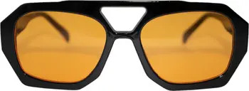 Ryder 57mm Polarized Aviator Sunglasses | Nordstrom