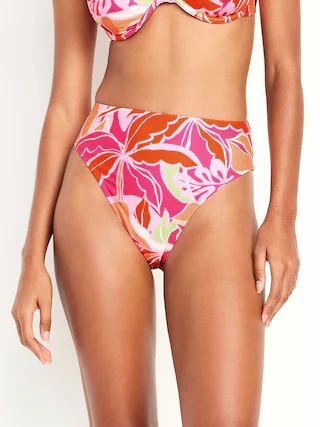 Extra High-Waisted French-Cut Swim Bottoms | Old Navy (US)