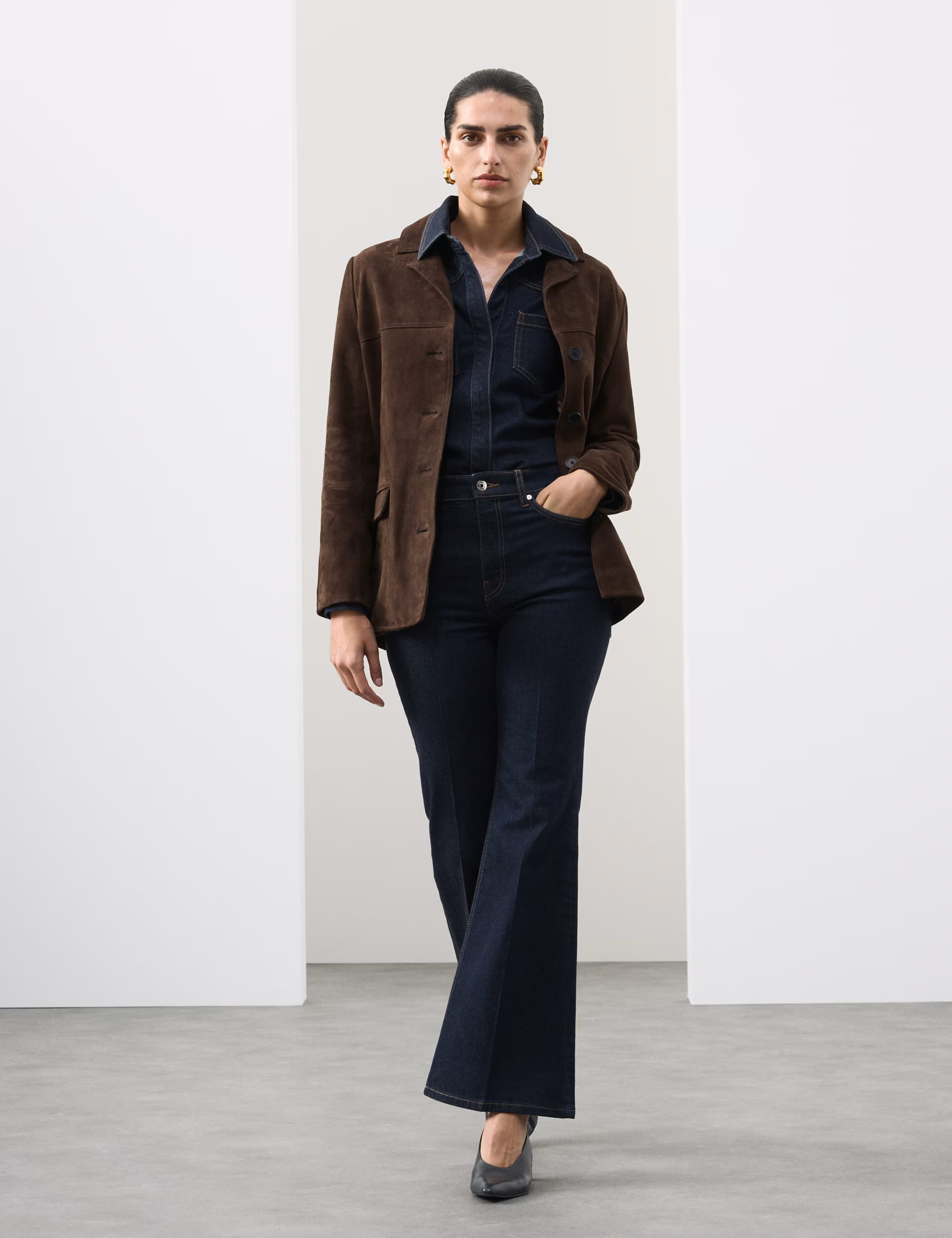 High Waisted Extreme Flare Jeans | Marks & Spencer (UK)