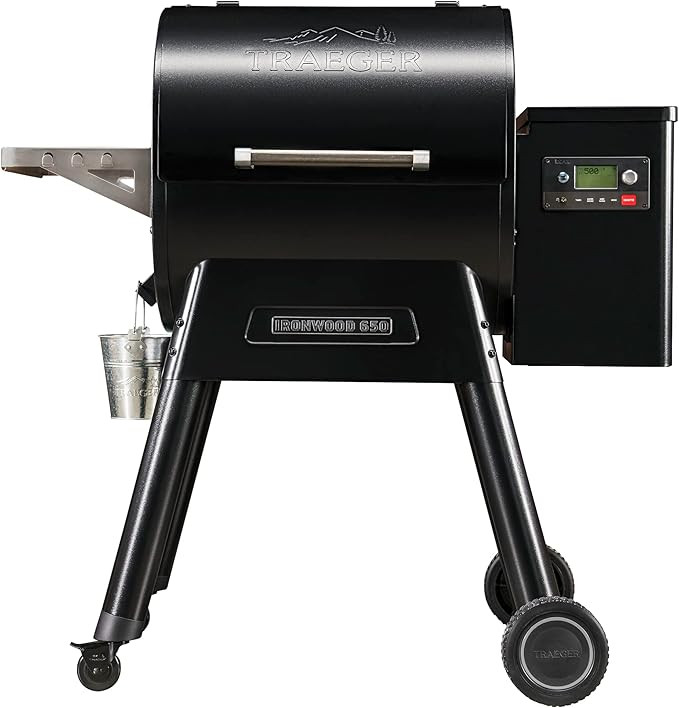 Traeger Grills Ironwood 650 Electric Wood Pellet Grill and Smoker, Black, 650 Square Inches Cook ... | Amazon (US)