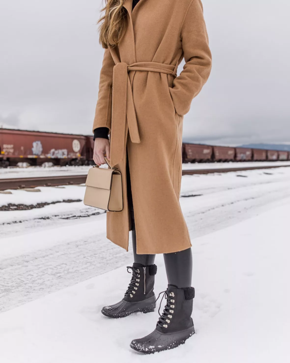 Wool coat with handmade belt curated on LTK