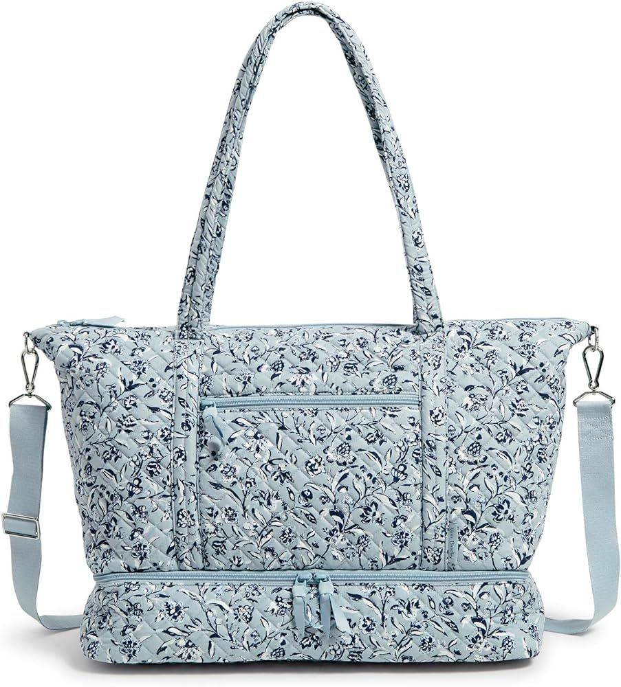 Verabradley Womens Cotton Deluxe Travel Tote Travel Bag | Amazon (US)