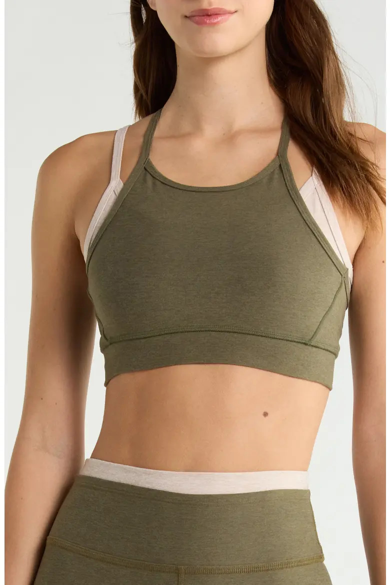 Space Dye Long Layered Bra (Women) | Nordstrom | Nordstrom