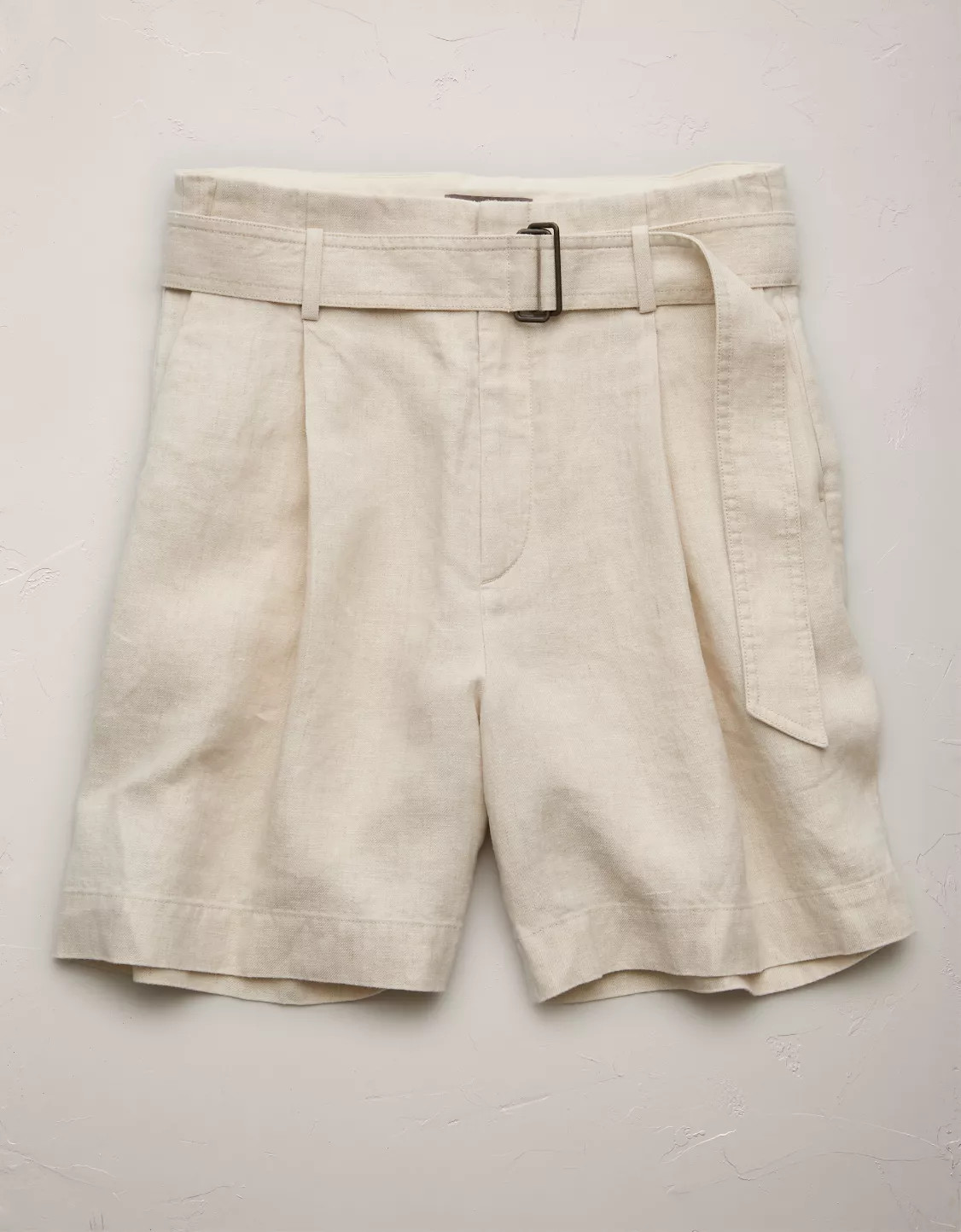 AE77 Premium Linen Trouser Short | American Eagle Outfitters (US & CA)