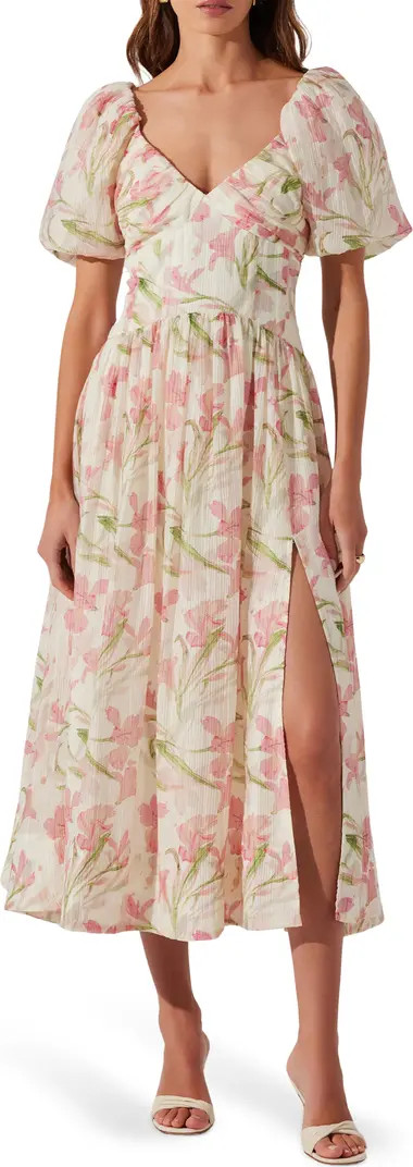 ASTR the Label Sasilia Floral Midi Dress | Nordstrom | Nordstrom
