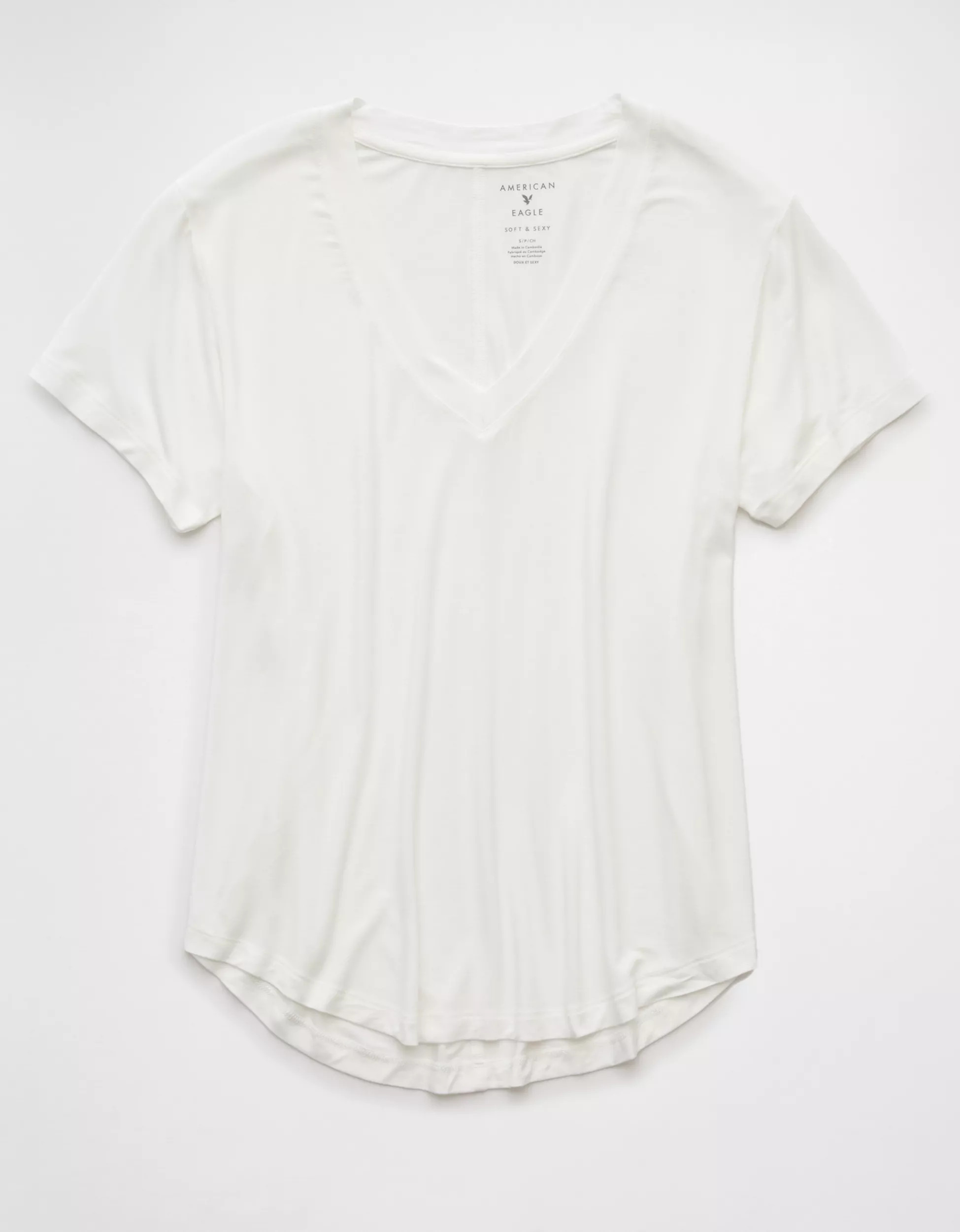 AE Soft & Sexy V-Neck T-Shirt | American Eagle Outfitters (US & CA)