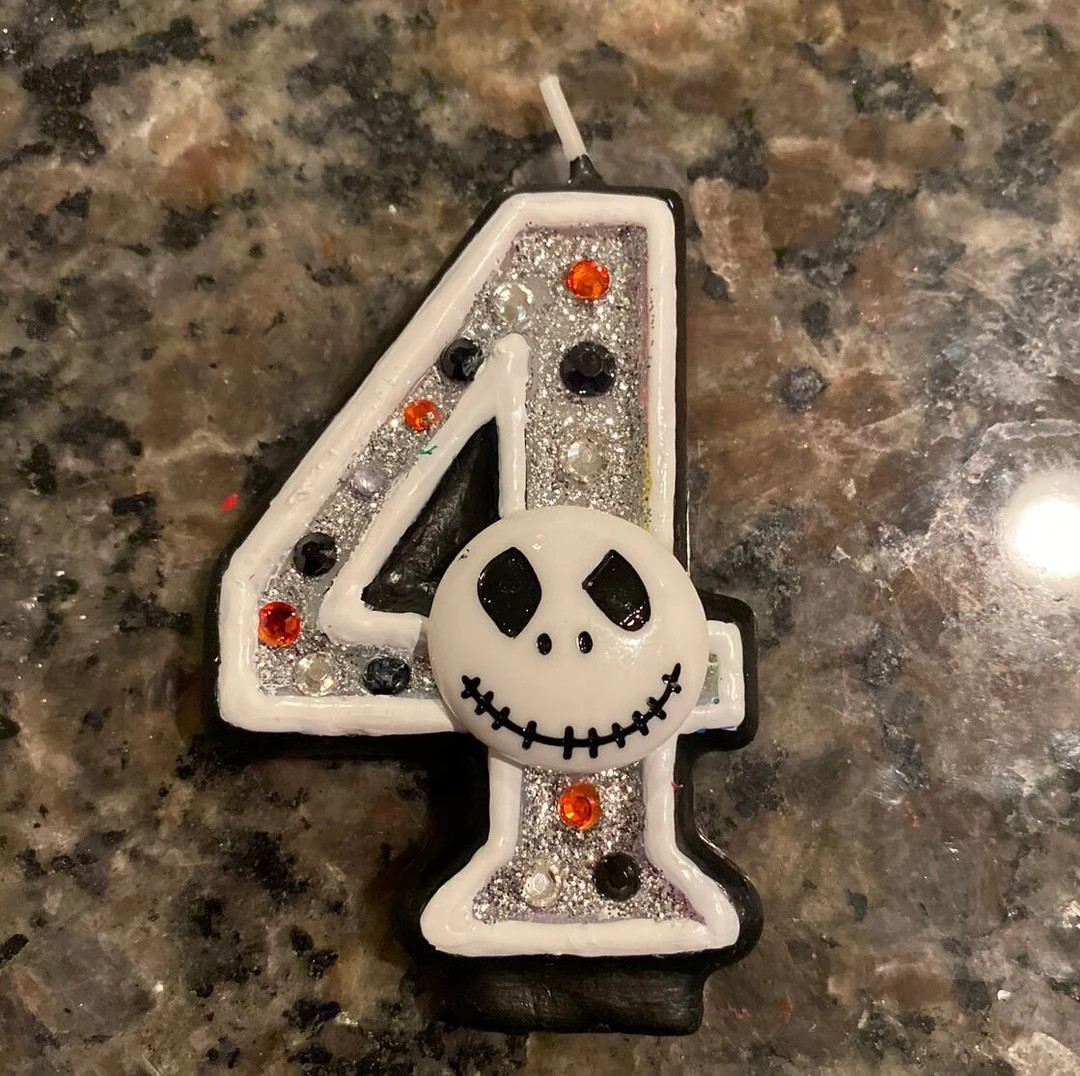 3 Inch Nightmare Before Christmas Birthday Candle, Jack Skellington - Etsy | Etsy (US)