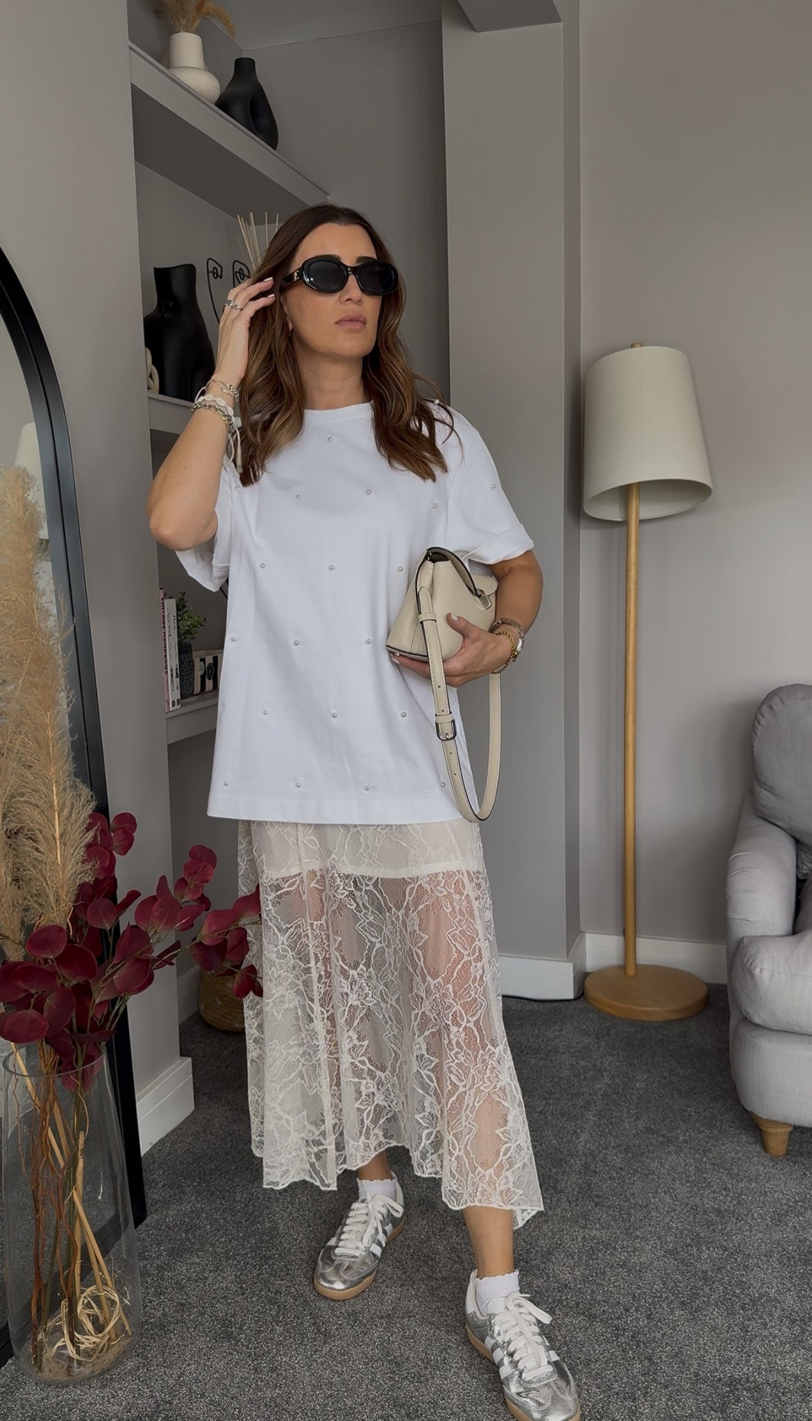 Lace skirt, tee & trainers. 


#LTKsummer #LTKuk #LTKstyletip