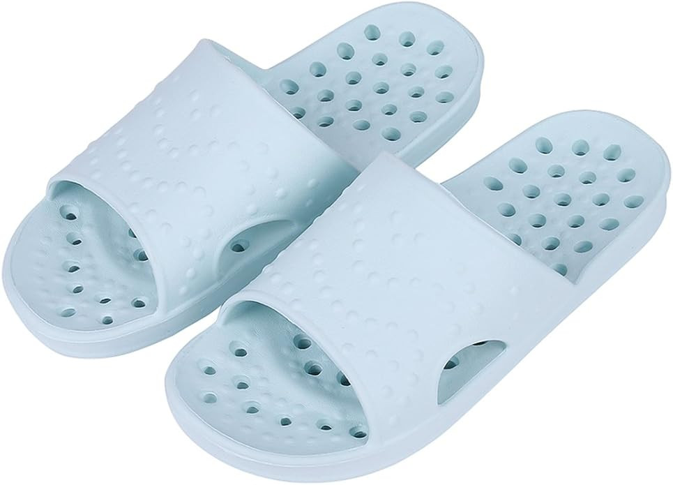 shevalues Shower Shoes for Women Quick Drying Pool Slides Beach Sandals with Drain Holes | Amazon (US)