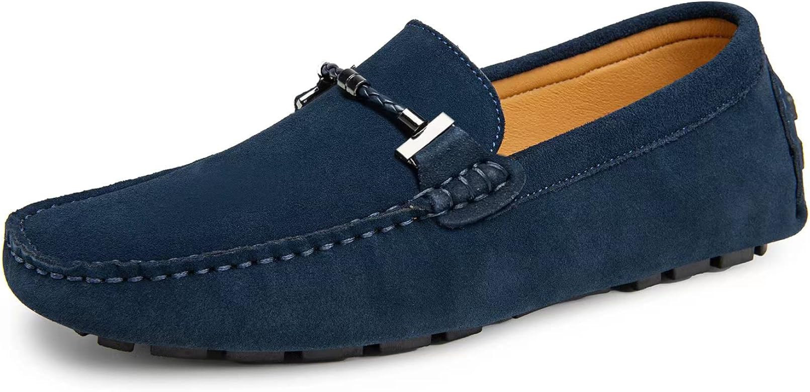 Go Tour Men's Penny Loafers Moccasin Driving Shoes Slip On Flats Boat Shoes | Amazon (US)
