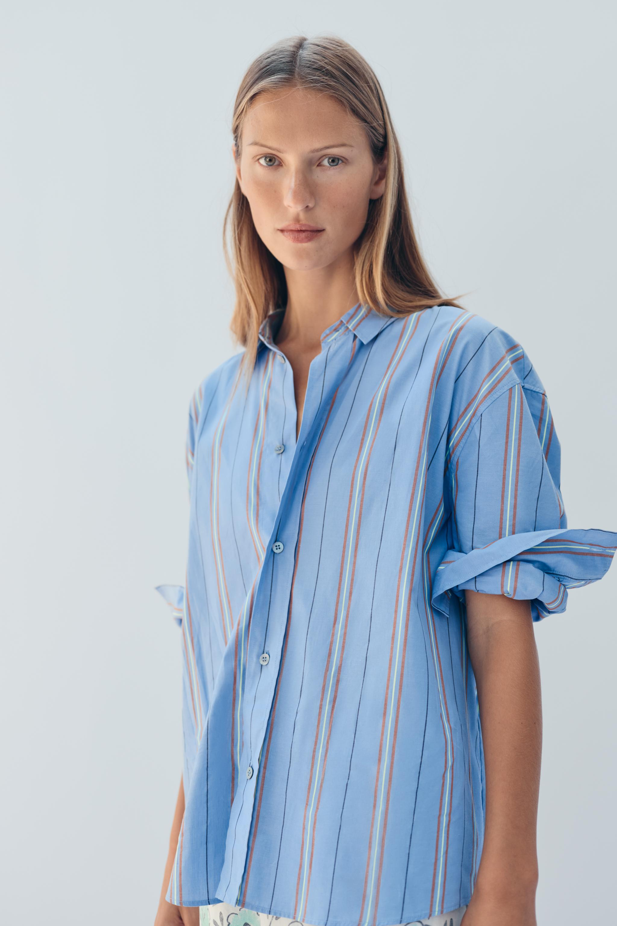 LIMITED EDITION OVERSIZED STRIPED SHIRT | Zara US