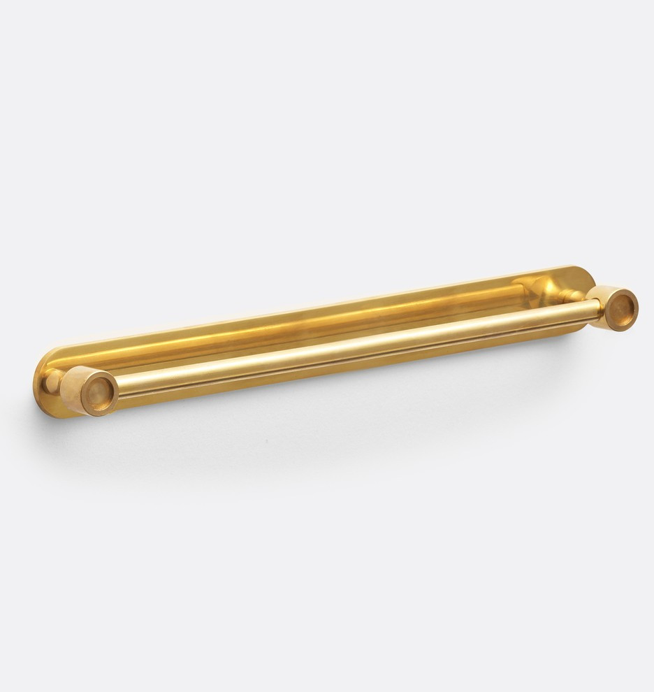Perles Drawer Pull with Rounded Rectangle Backplate

  Item #C101896 | Rejuvenation