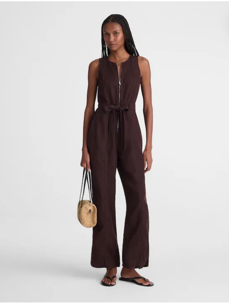 Chocolate brown jumpsuit for Spring - so easy to dress up or down  

#LTKootd #LTKSeasonal #LTKMidsize