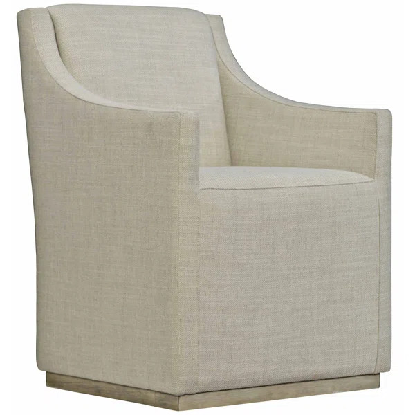 Highland Park Casey Upholstered Wingback Arm Chair in Sand | Wayfair Professional
