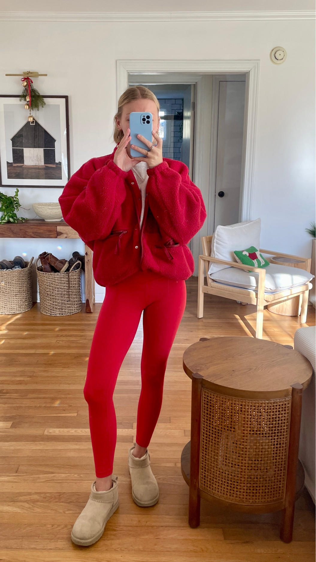 Red for Christmas! The fleece is almost sold out in all sizes so I linked a similar option!

#LTKHoliday #LTKActive #LTKFitness