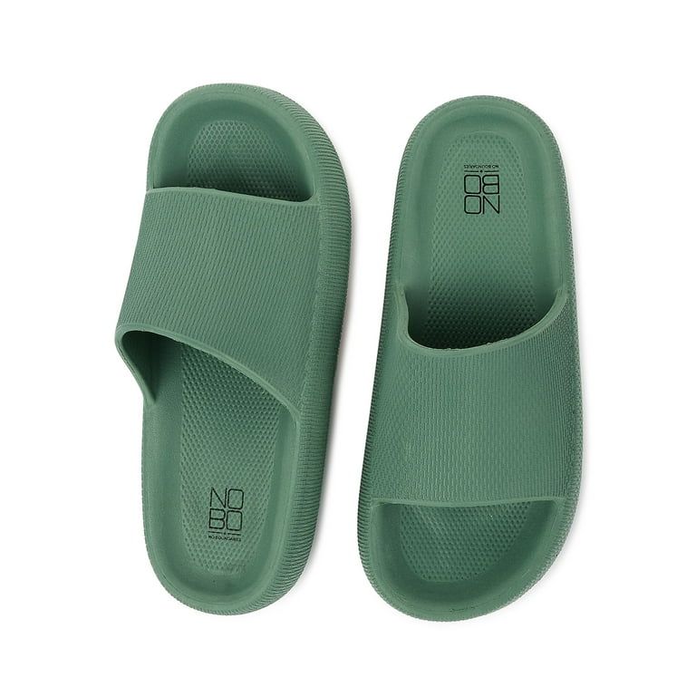 No Boundaries Women’s Pillow Slide Sandals | Walmart (US)