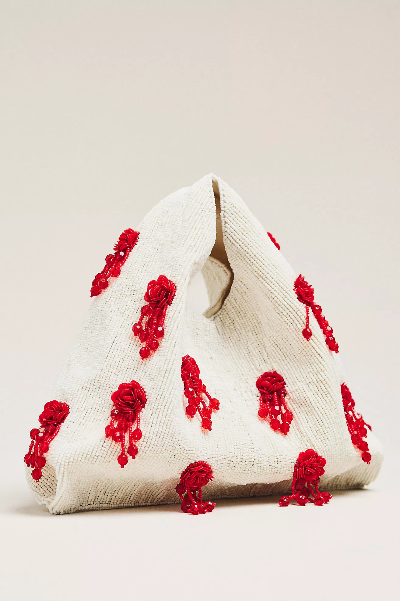 Studded Beaded Satchel Bag | Anthropologie (US)