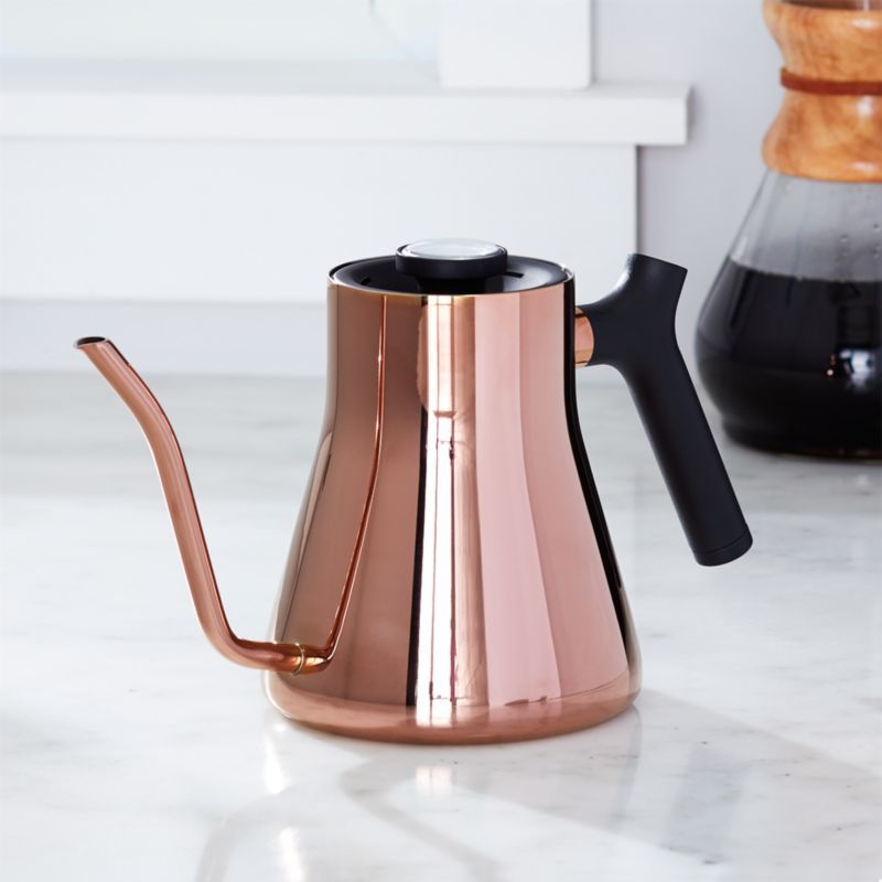 Fellow Stagg Copper Stovetop Pour-Over Kettle + Reviews | Crate and Barrel | Crate & Barrel
