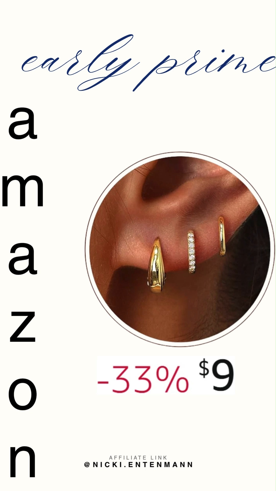 Hypoallergenic 14K gold plated hoops bring effortless shine to every stack. Lightweight, chic, and perfect for multiple piercings, they add playful elegance to any look with ease. ✨💎🌟  

#goldhoops #earrings #jewelry #hypoallergenic #fashion #style #accessories #trend #womenswear #piercings 

 #LTKootd #LTKSaleAlert #LTKBeauty