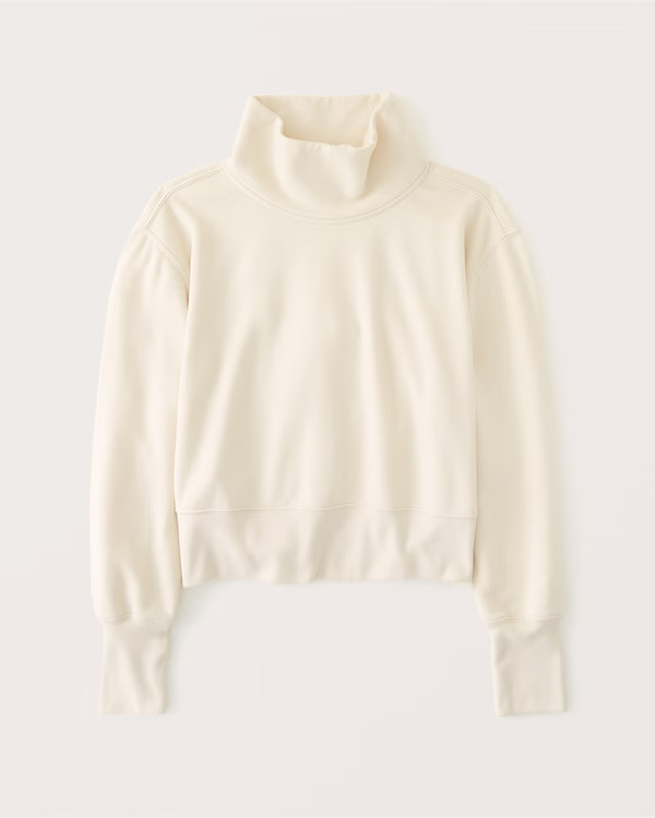 Wedge Turtleneck Sweatshirt | Abercrombie & Fitch (US)