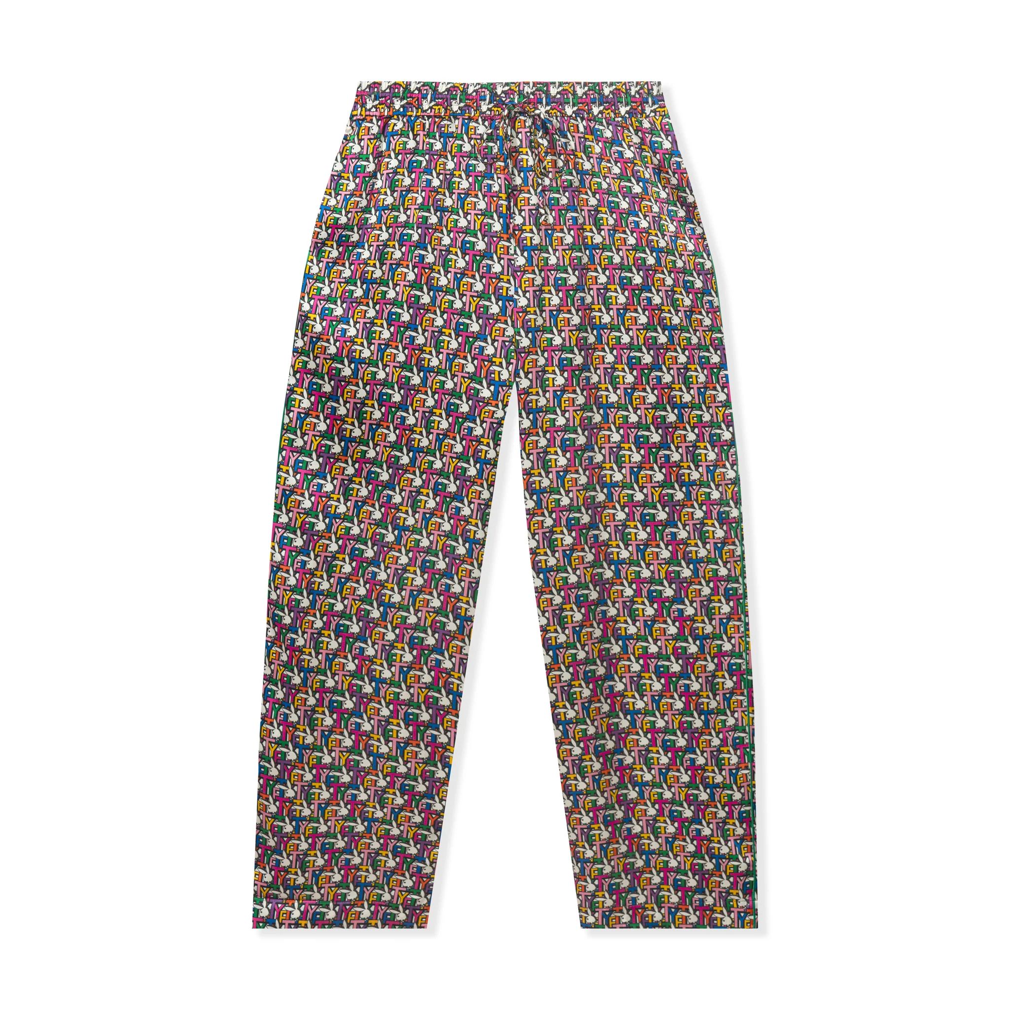 Playboy x Revolve Patterned Bunny Silk Pant | Playboy