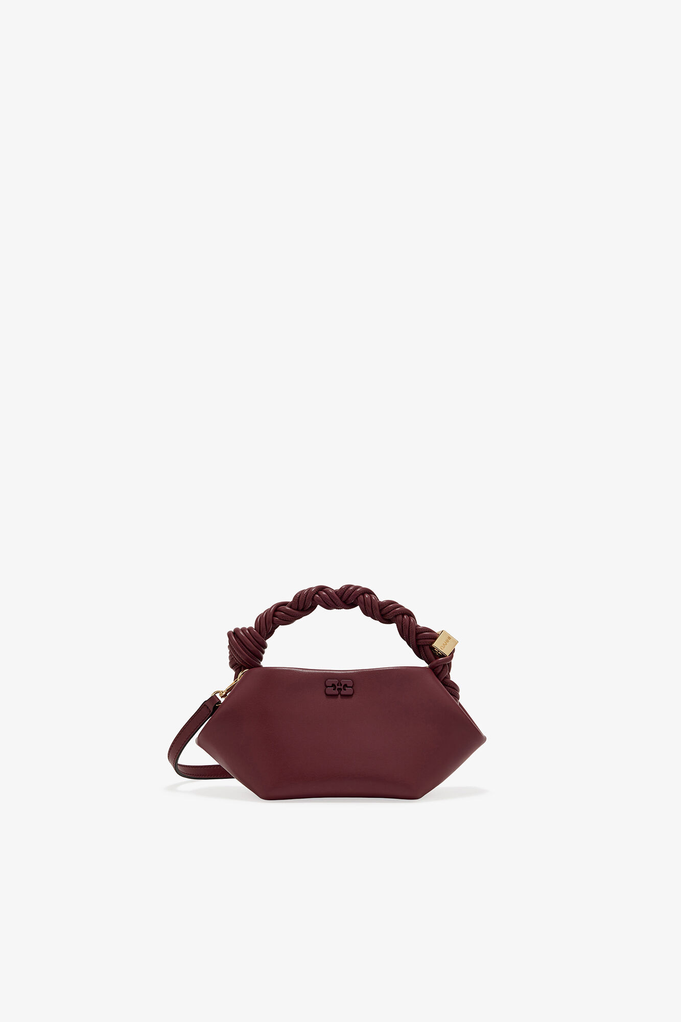 Mini Bou Bag in Burgundy | Ganni