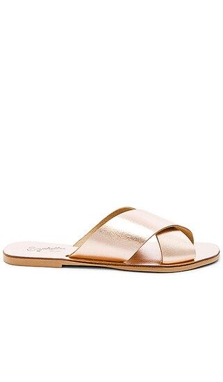 Total Relaxation Sandal in Rose Gold | Revolve Clothing (Global)