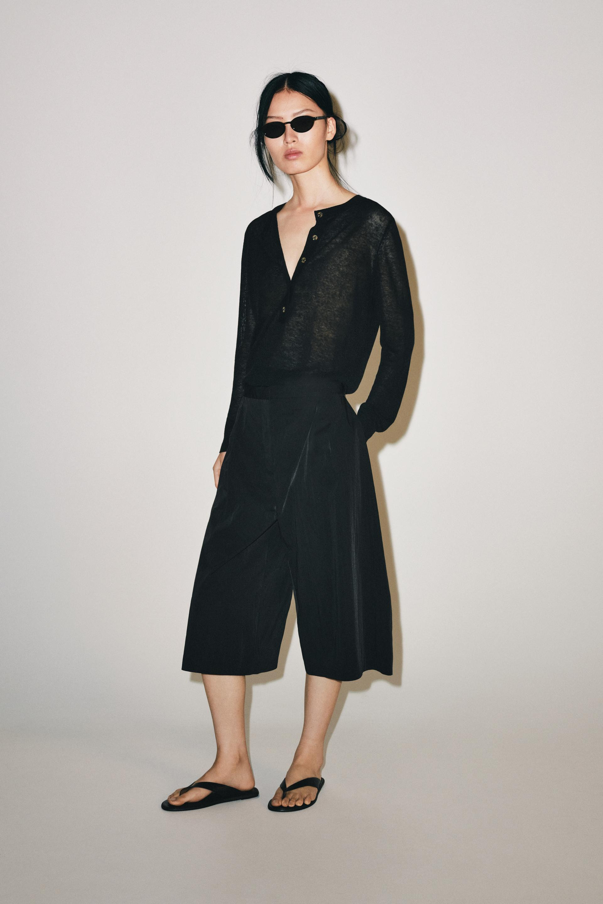 Zara - Baker Knit Jumper - Ecru - M - Woman | Zara US