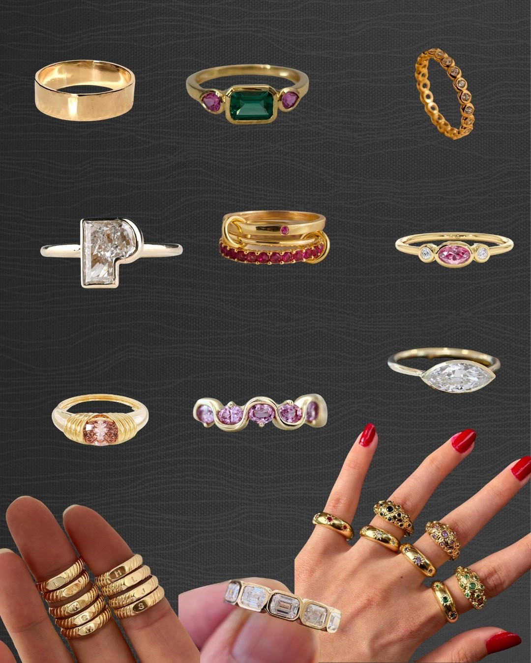 Etsy ring wish list!

Featuring a mix of plated, filled, and solid gold!

#jewelry #finejewelry #ringstack #jewelryinspo #jewelrywishlist 

#LTKFindsUnder100 #LTKSeasonal #LTKSaleAlert