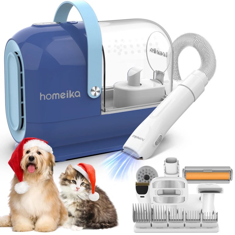 Homeika 3L Pet Grooming Kit & Dog Hair Vacuum, 99% Pet Hair Suction Pet Vacuum Groomer with 7 Pet... | Walmart (US)