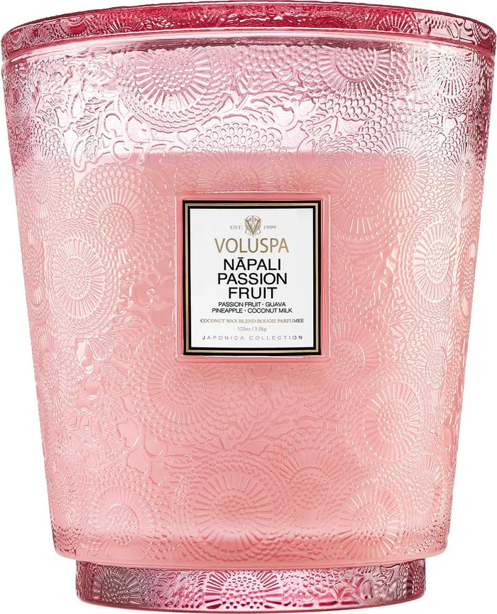 Nāpali Passion Fruit Lidded 5-Wick Hearth Candle | Nordstrom