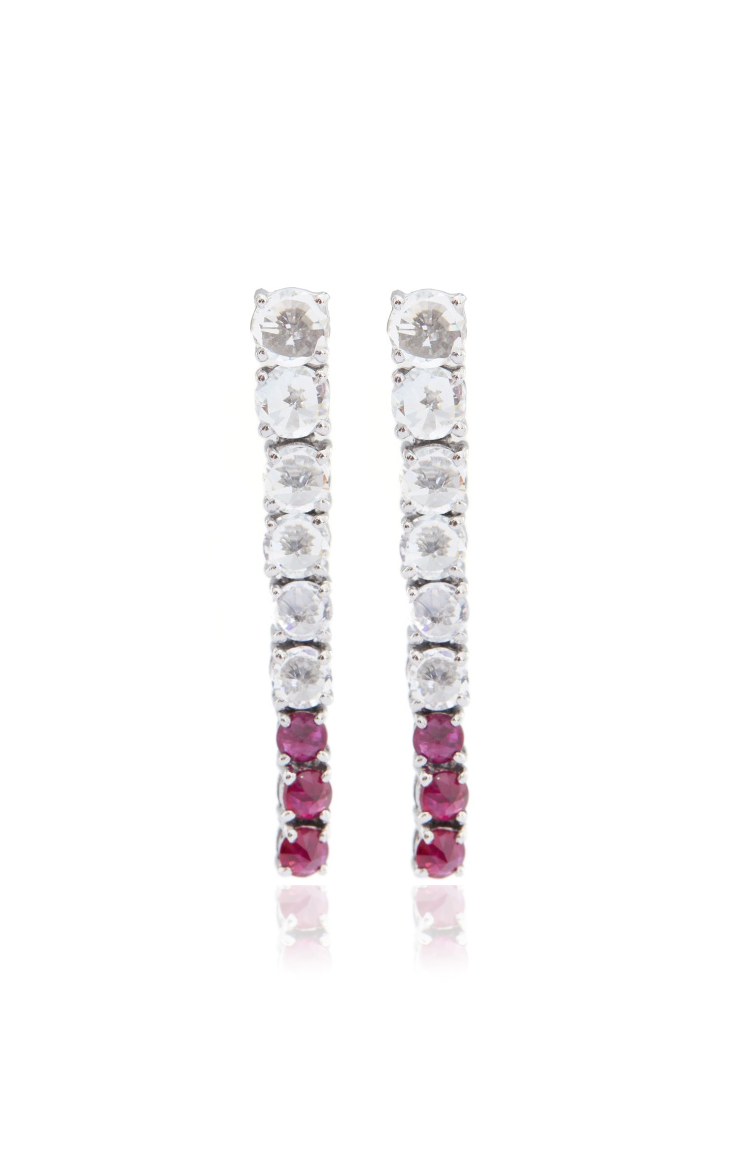Dream Links 18K Yellow Gold Sapphire, Ruby Earrings | Moda Operandi (Global)