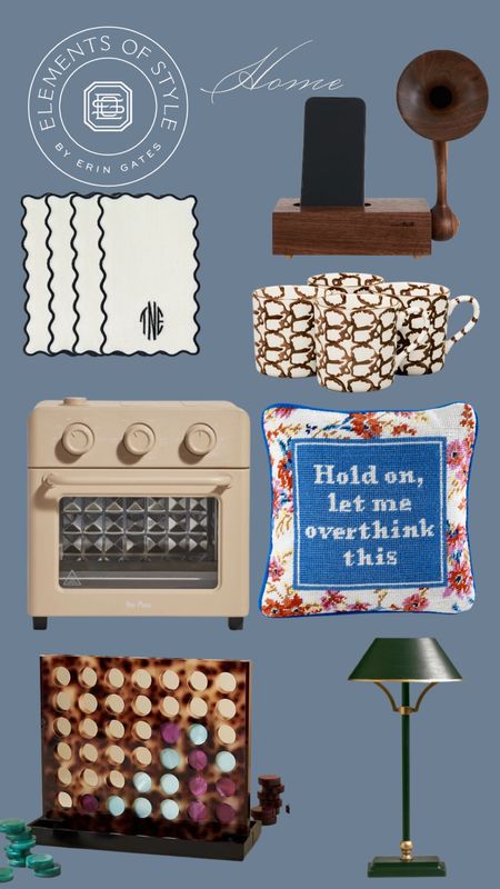 It wouldn’t be an Elements of Style gift guide without some home decor and goodies! These personalized napkins, 6 in 1 oven and super chic accessories are all you need to wow your friends and family this season. 

#LTKGiftGuide #LTKHoliday #LTKfamily