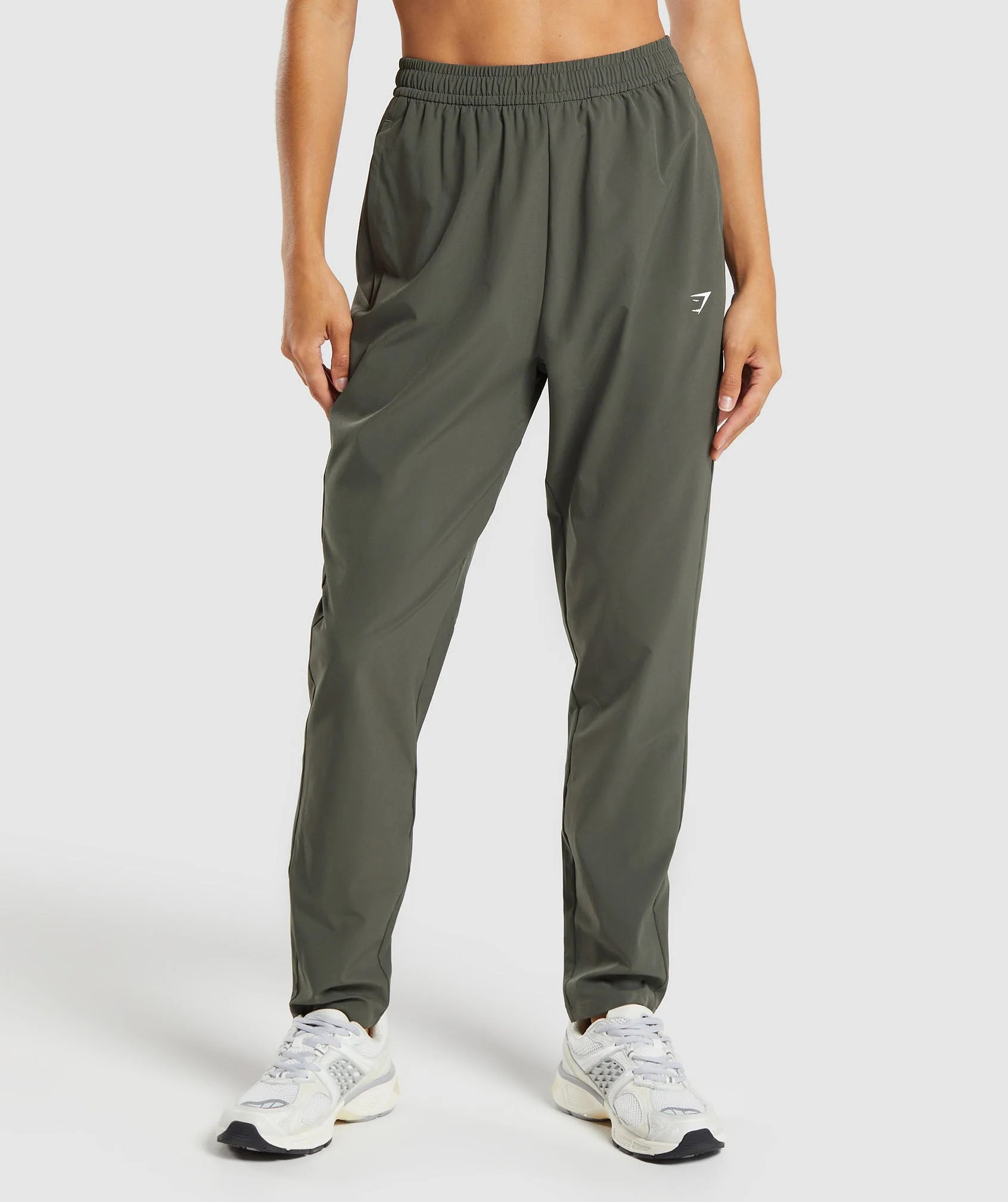 Gymshark Everyday Woven Pant - Strength Green | Gymshark US
