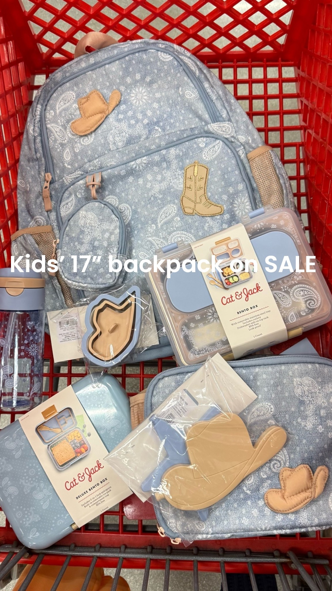 Kids 17” kids backpack on SALE with matching Western lunchbox and accessories

#LTKmomlife #LTKKids #LTKSaleAlert