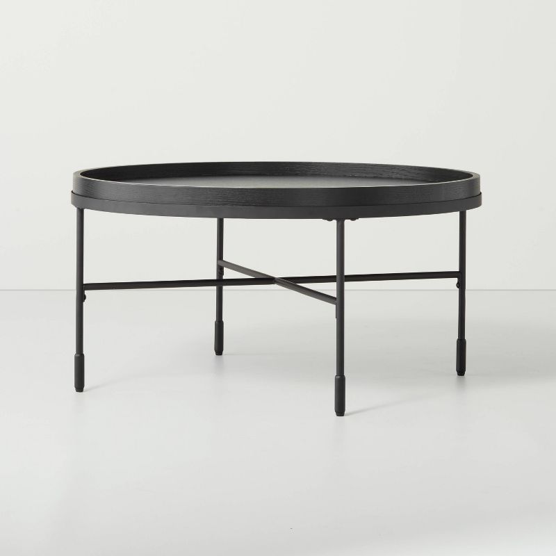 Wood & Metal Coffee Table Black - Hearth & Hand™ with Magnolia | Target