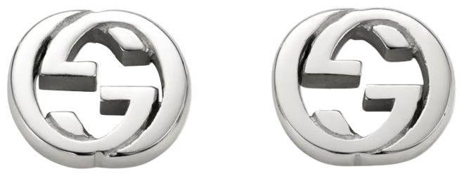 Gucci Sterling Silver Interlocking Stud Earrings  | Bloomingdale's Jewelry & Accessories | Bloomingdale's (US)