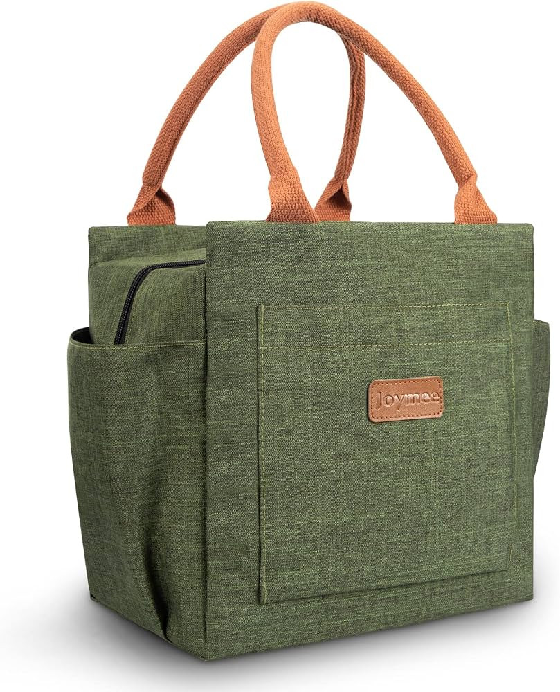 Joymee Lunch Bag Women Insulated Lunch Box Reusable Leakproof Large Spacious Cooler Tote for Wome... | Amazon (US)