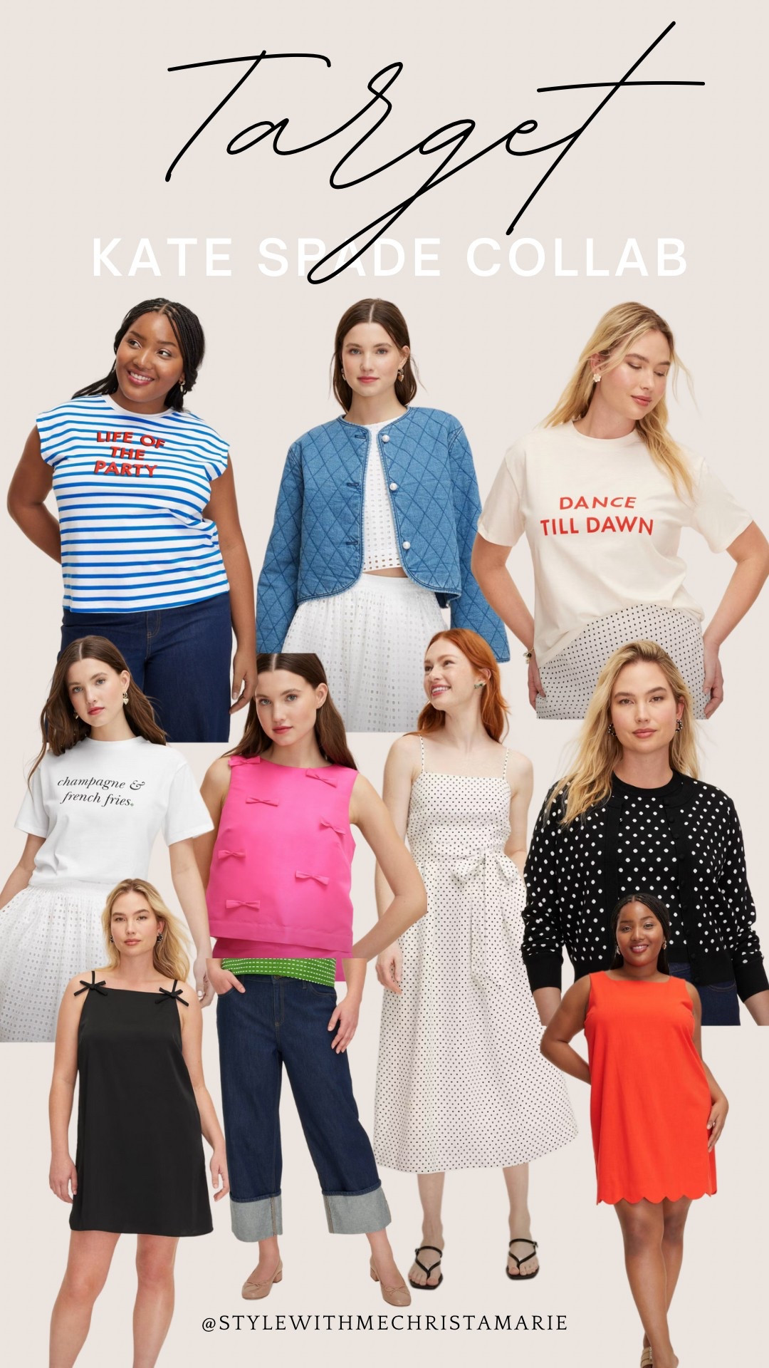 Target x Kate Spade
Women’s clothing 

#LTKStyleTip #LTKFindsUnder50 #LTKFindsUnder100